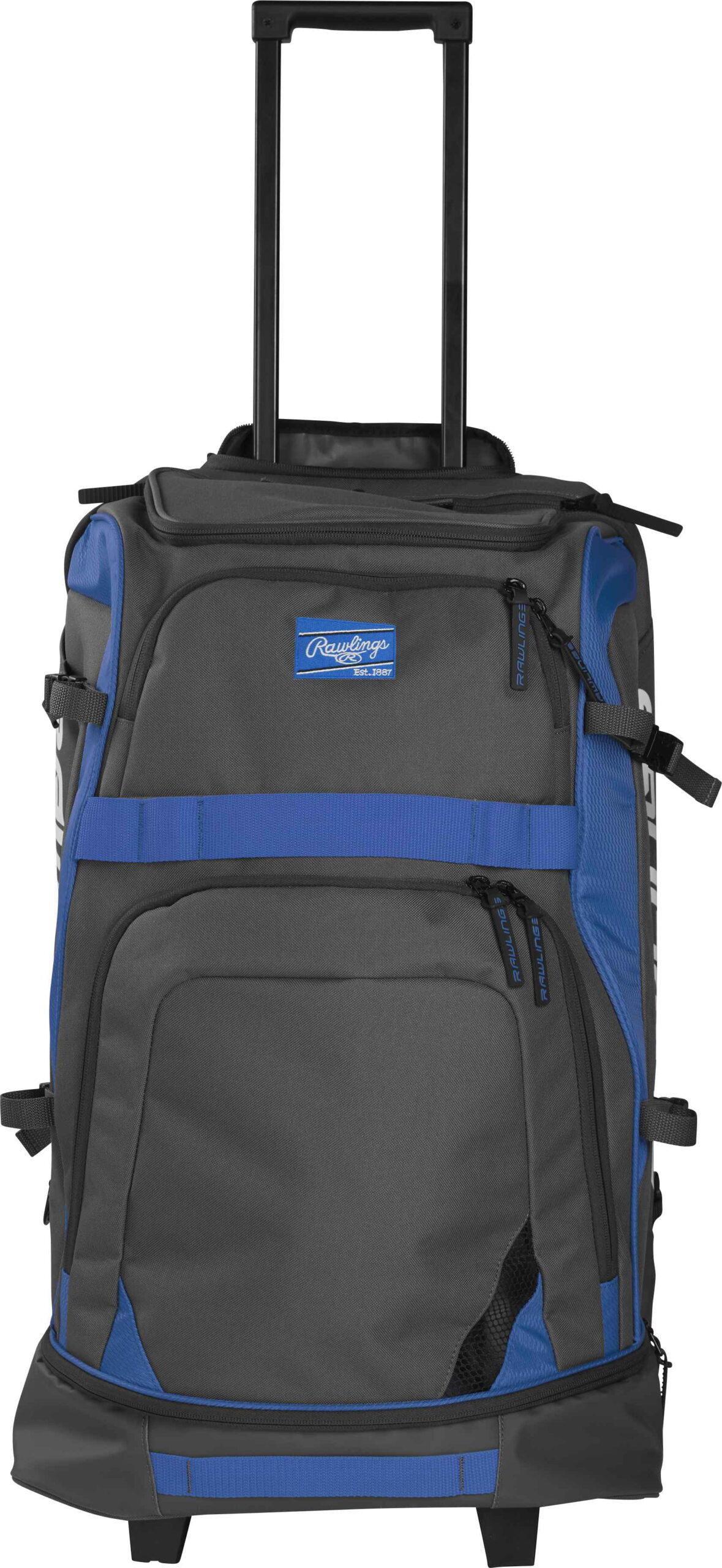 Rawlings R1801 Baseball Wheeled Catcher-s Bag | Royal | N/A