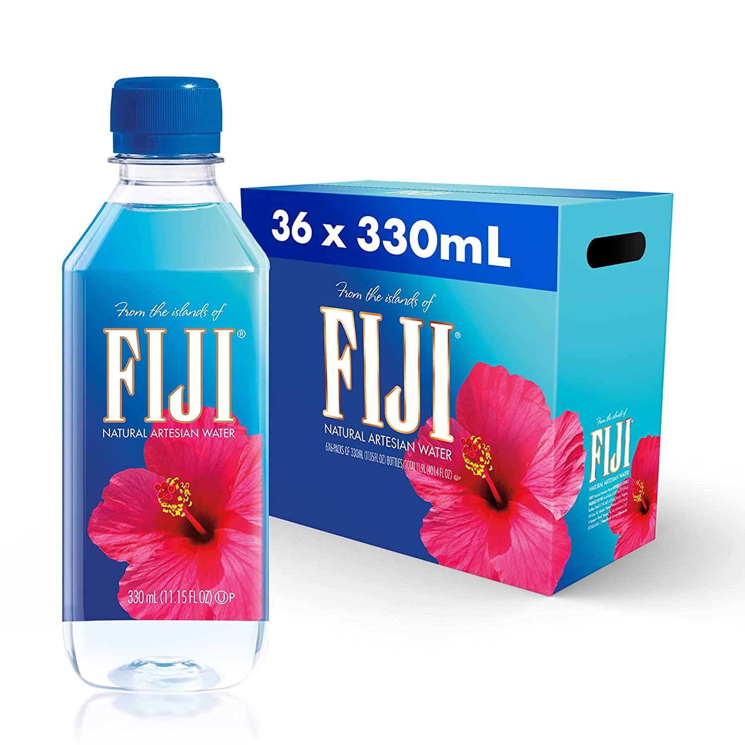 FIJI Natural Artesian Water. 11.15 Fl Ounce Bottle (Pack of 36)