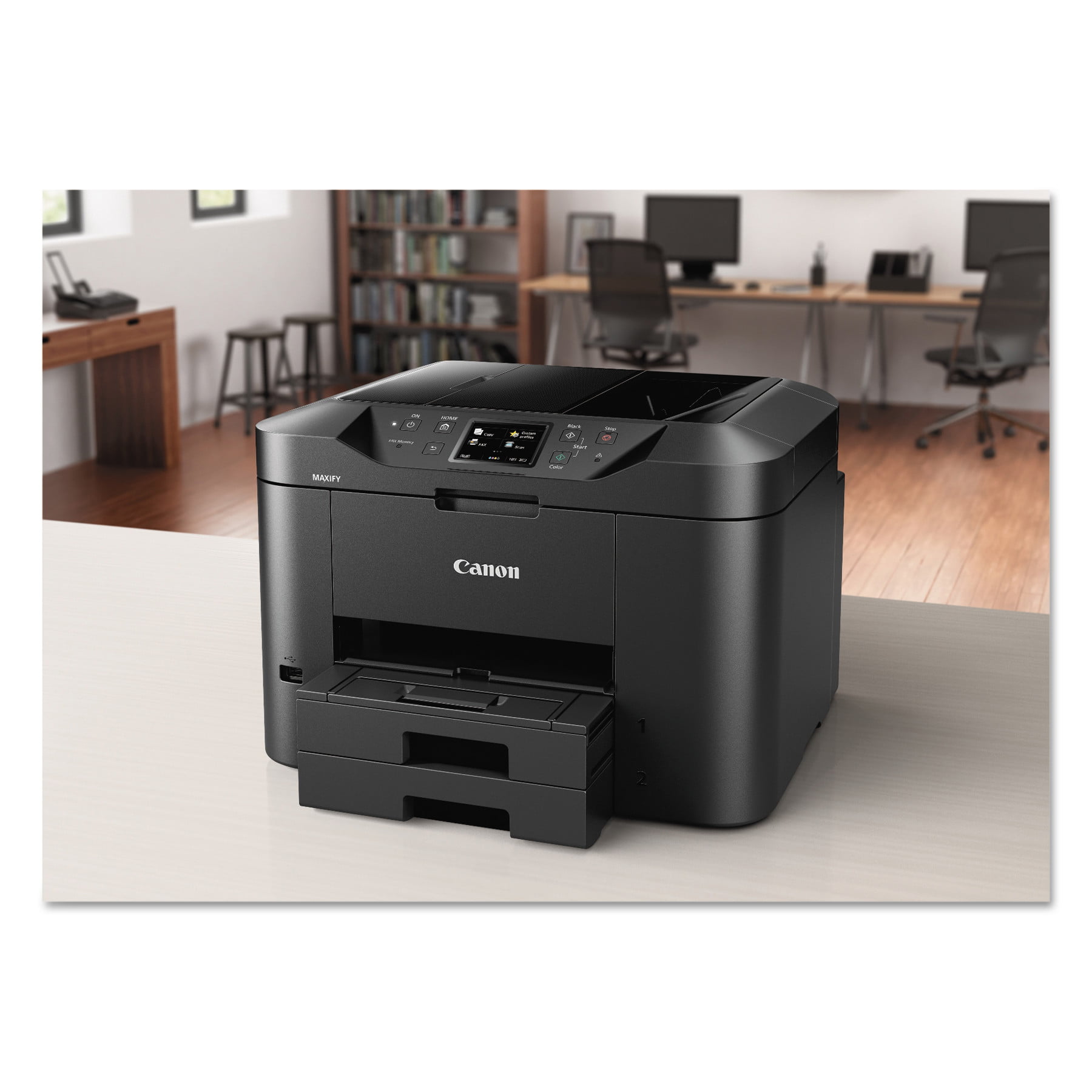Canon Maxify MB2720 Wireless Inkjet Multifunction Printer - Color - Plain Paper Print - Desktop