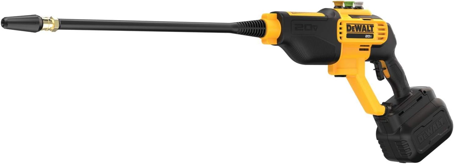 DEWALT Cordless Pressure Washer. Power Cleaner. 550-PSI. 1.0 GPM. Battery & Charger Included (DCPW550P1)