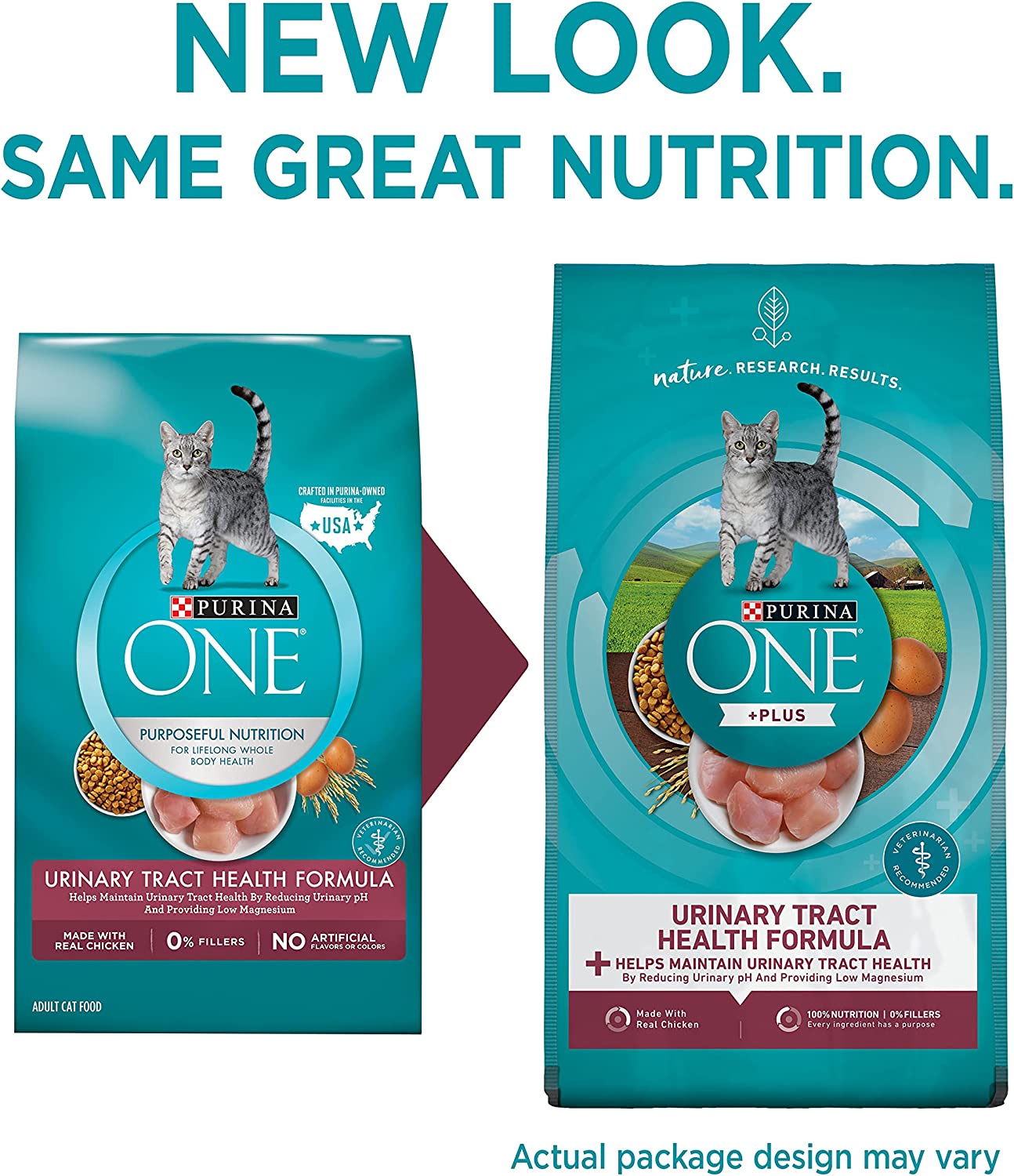 Purina ONE High Protein Dry Cat Food. +Plus Urinary Tract Health Formula - 16 lb. Bag