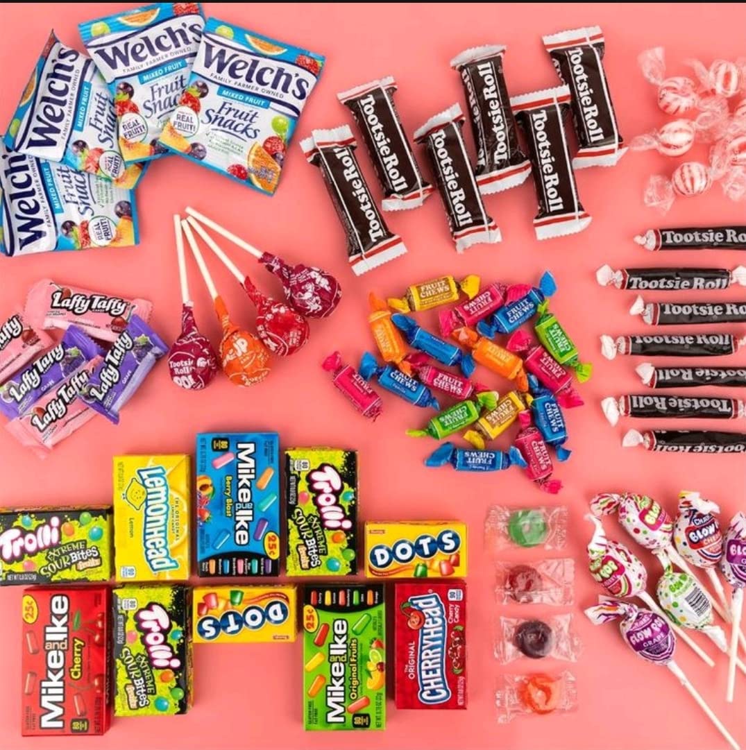 Assorted Candy Mix Packs. (60 Count Plus) Fresh. Delicious and Individually wrapped Easter Basket Candies