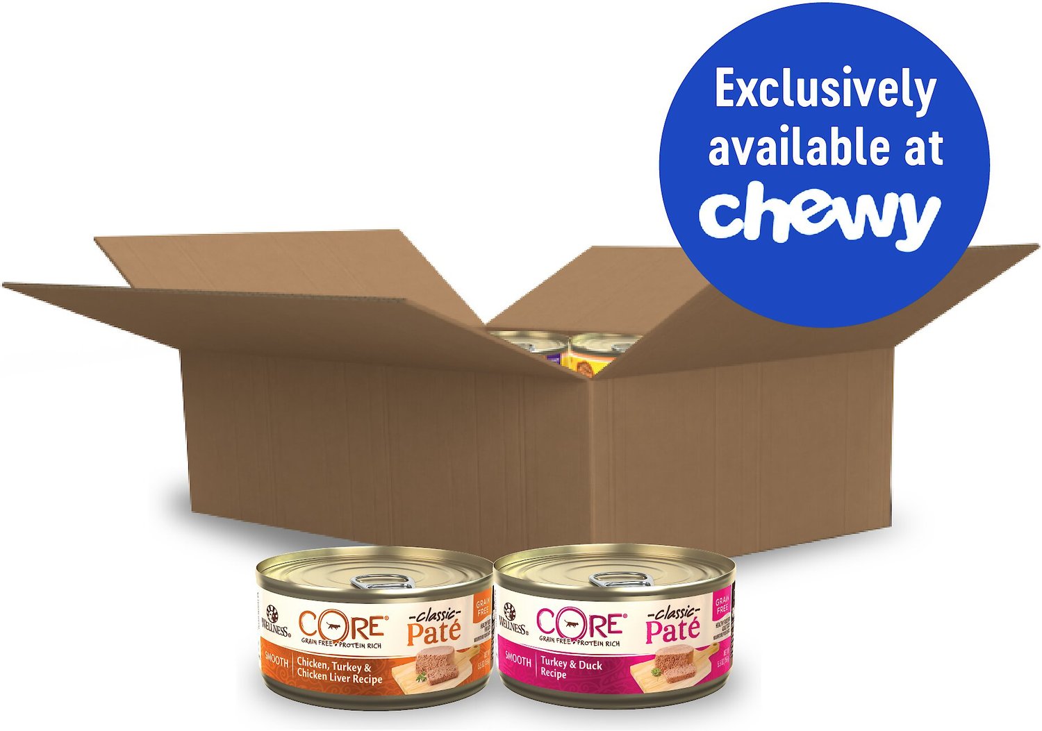 Wellness CORE Grain-Free Poultry Pleasers Variety Pack Canned Cat Food