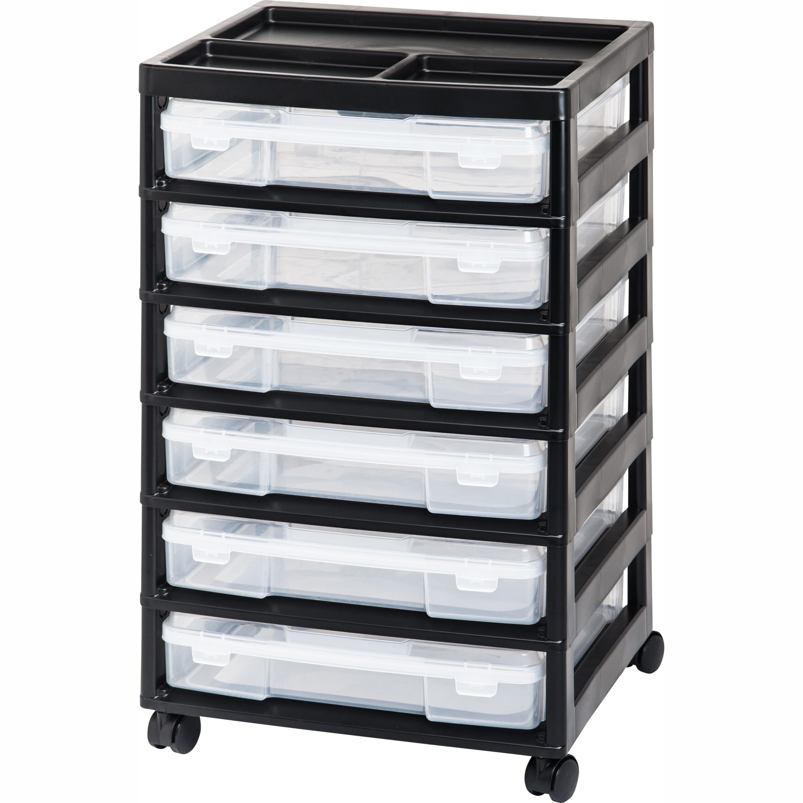 Iris® 6 Case Rolling Scrapbook Cart