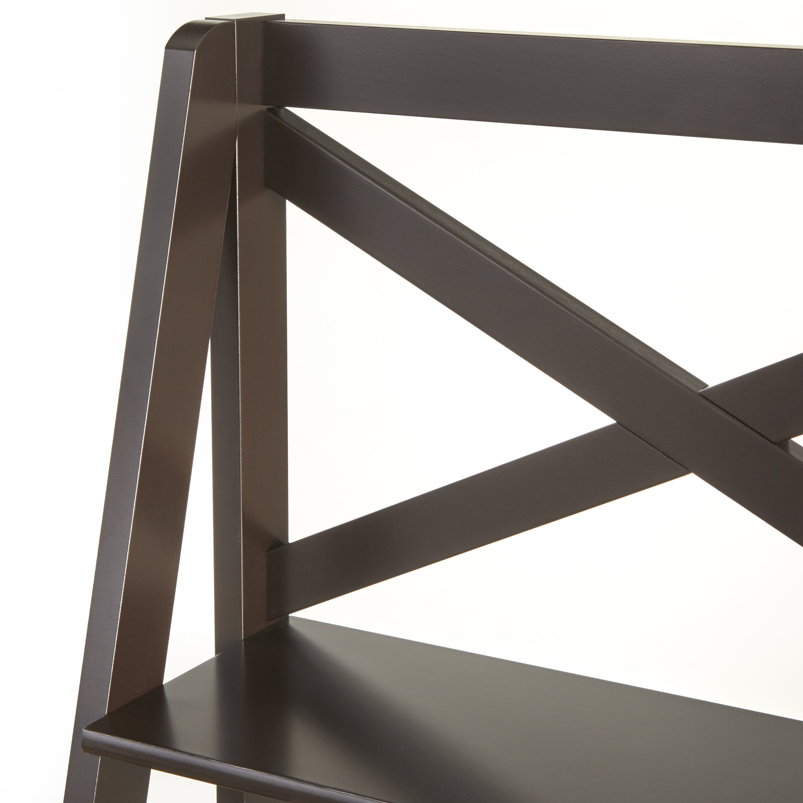 TMS X 4 - Tier Shelf. Ladder Bookcase. Espresso