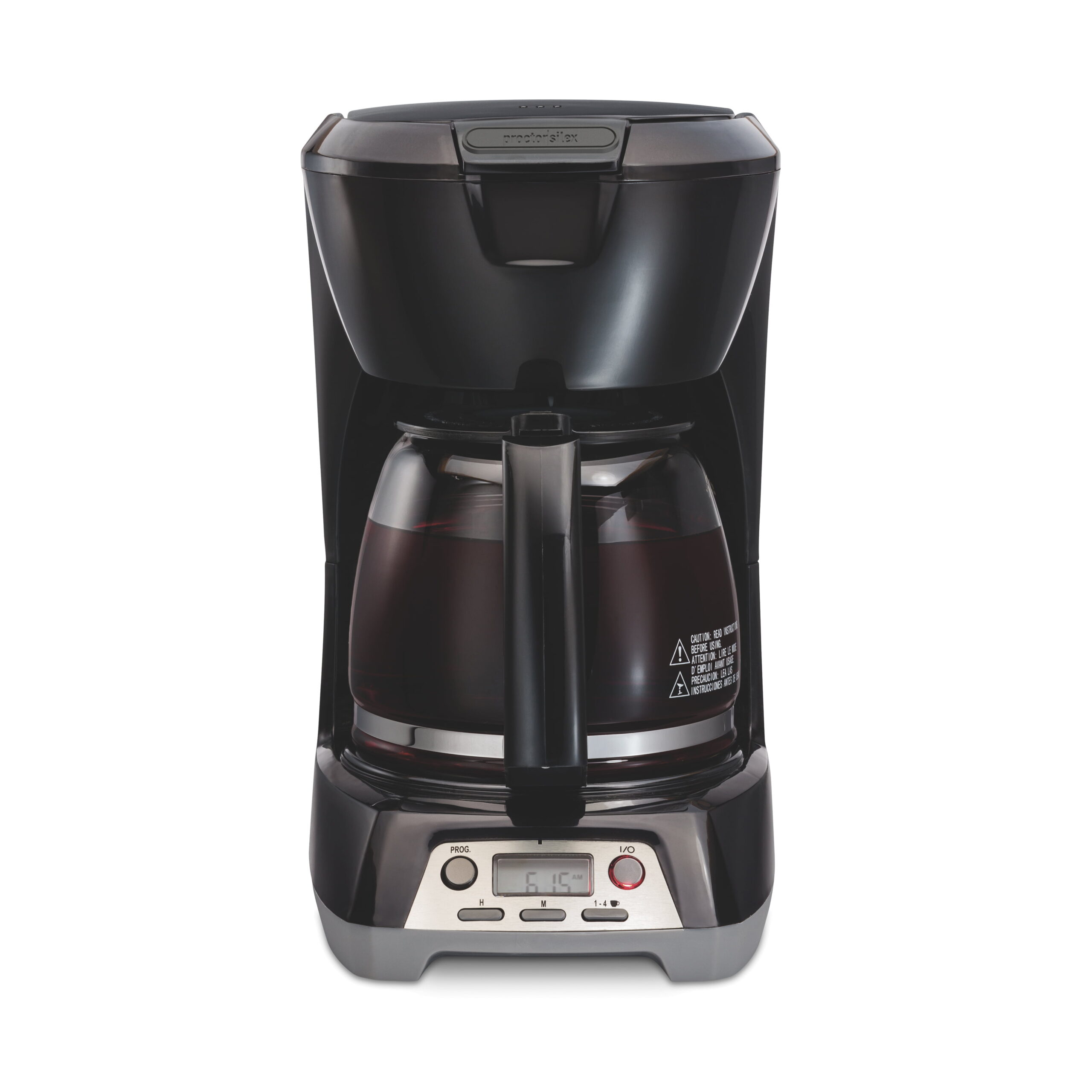 Proctor Silex 12 Cup Programmable Drip Coffee Maker. Black. 43672PS