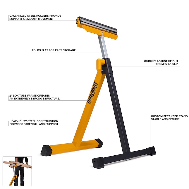 TOUGHBUILT TBL-S200 Roller Stand/Support Stand