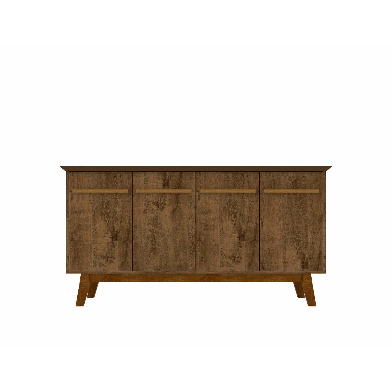 Manhattan Comfort Yonkers Dining Sideboard. Black and Cinnamon
