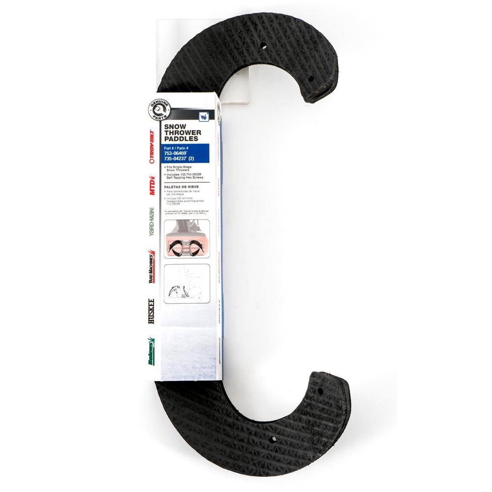 MTD Genuine Factory Parts 490-241-0039 Original Equipment Snow Paddle Kit