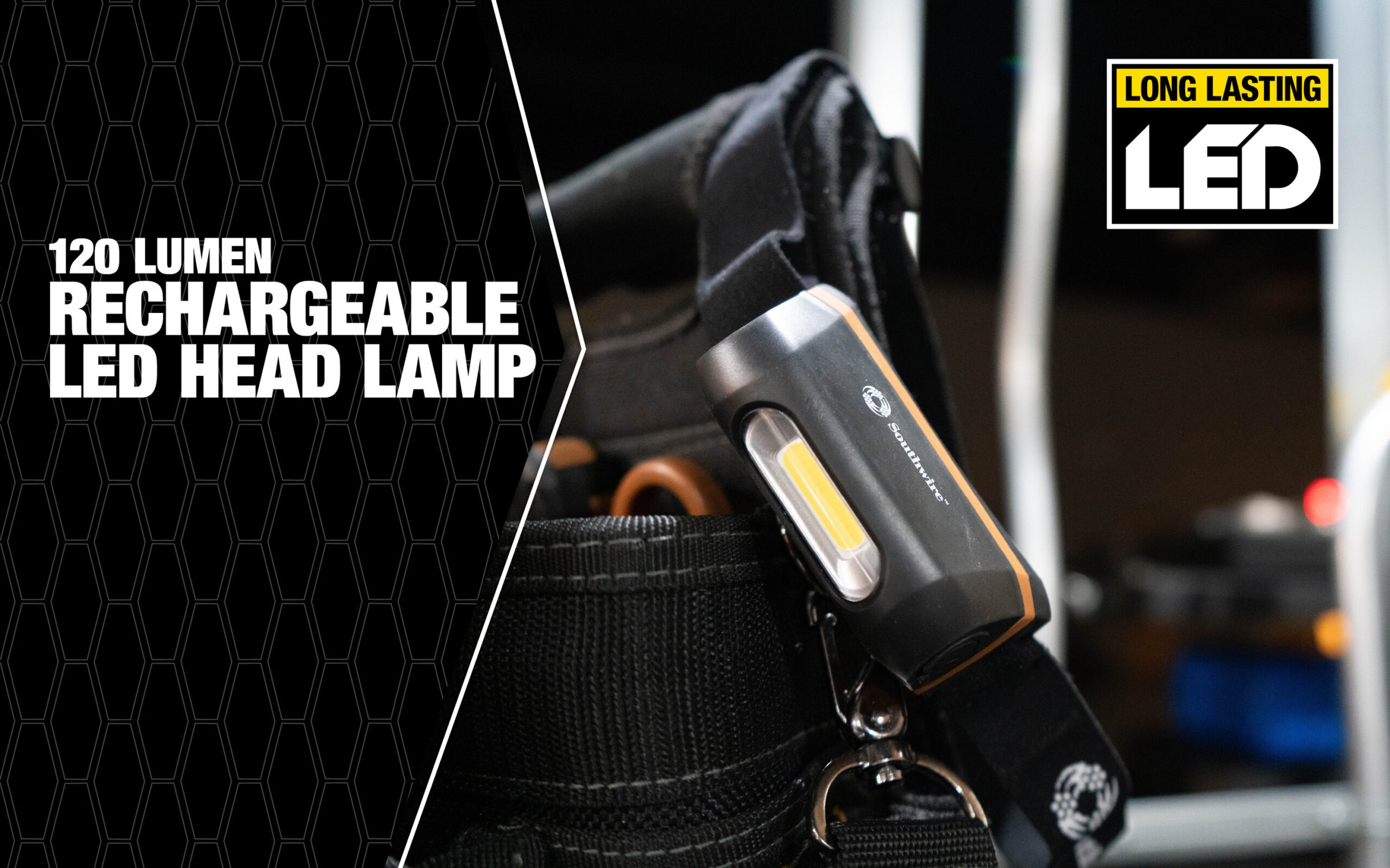 Southwire 120-Lumen LED Rechargeable Headlamp