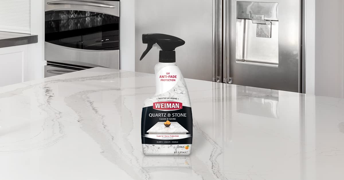 Weiman Quartz Countertop Cleaner and Polish (16 Fl Oz. Pack of 2)