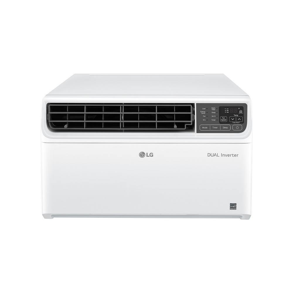 LG Electronics LW8022IVSM 8.000 BTU Dual Inverter Smart Window Air Conditioner Cools 350 Sq. Ft. with Remote. Wi-Fi Enabled