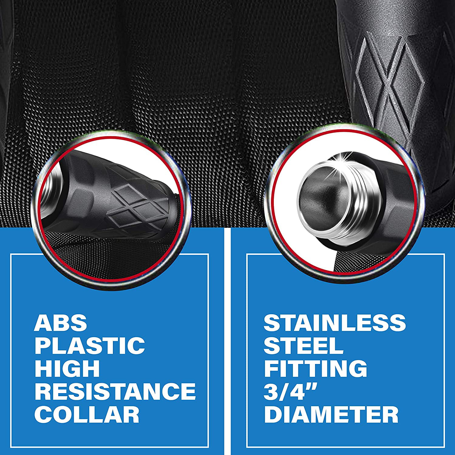 Bionic Flex Garden Hose. Flexible. Lightweight. Heavy Duty Water Hose - 5/8 in. Dia. x 100 ft.