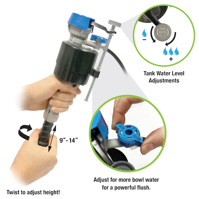 Fluidmaster K-400H-021 Universal Toilet Repair Kit