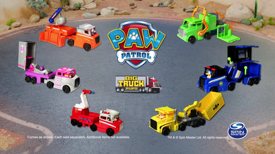 PAW Patrol Big Truck Pups. Truck Stop HQ with Vehicle. 3ft. Wide Playset