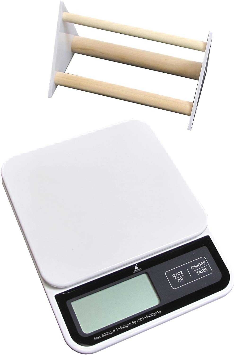 W.C. Redmon Deluxe Digital Small Animal and Aviary Scale with Perch. Golds & Yellows