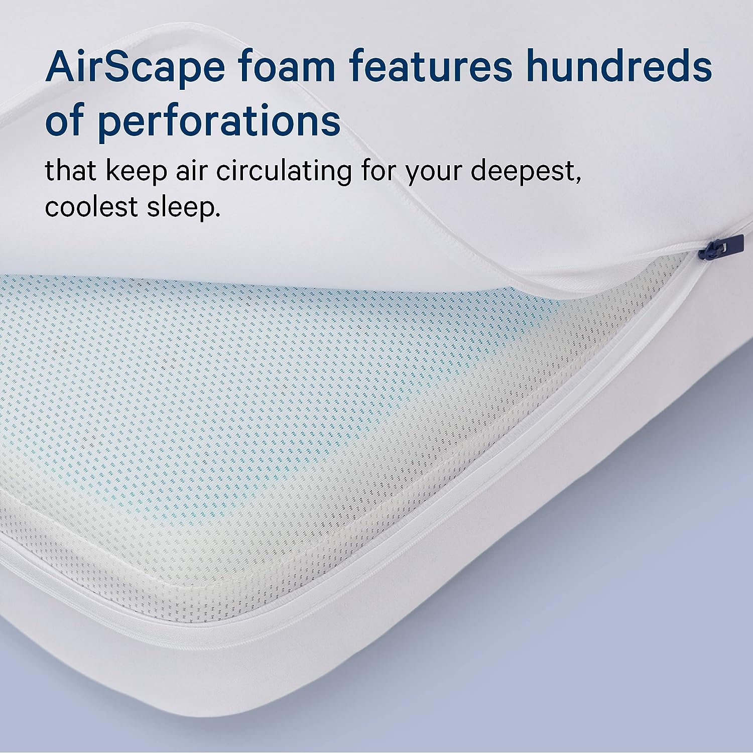 Casper Snow Foam Pillow. Standard. White
