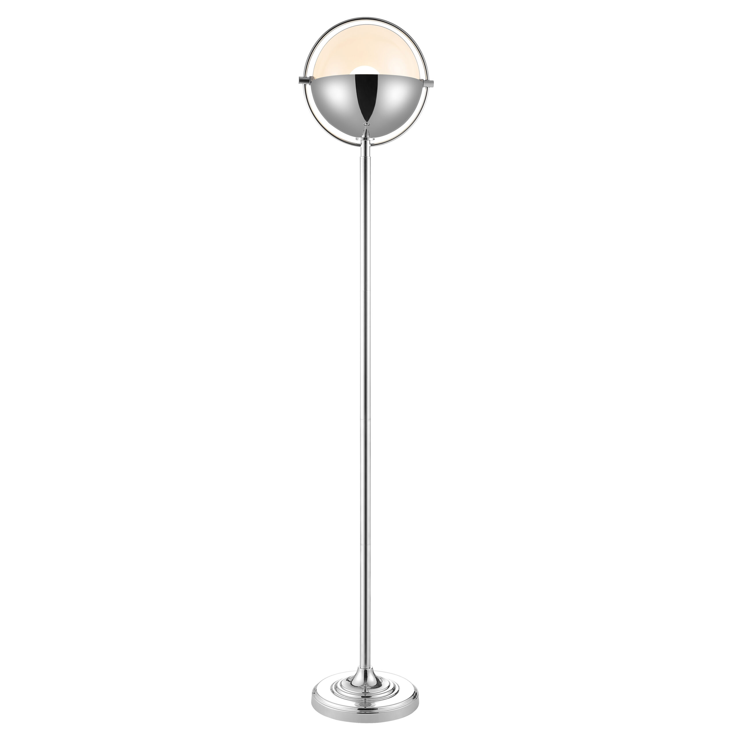 SAFAVIEH Rensa Floor Lamp | Chrome |