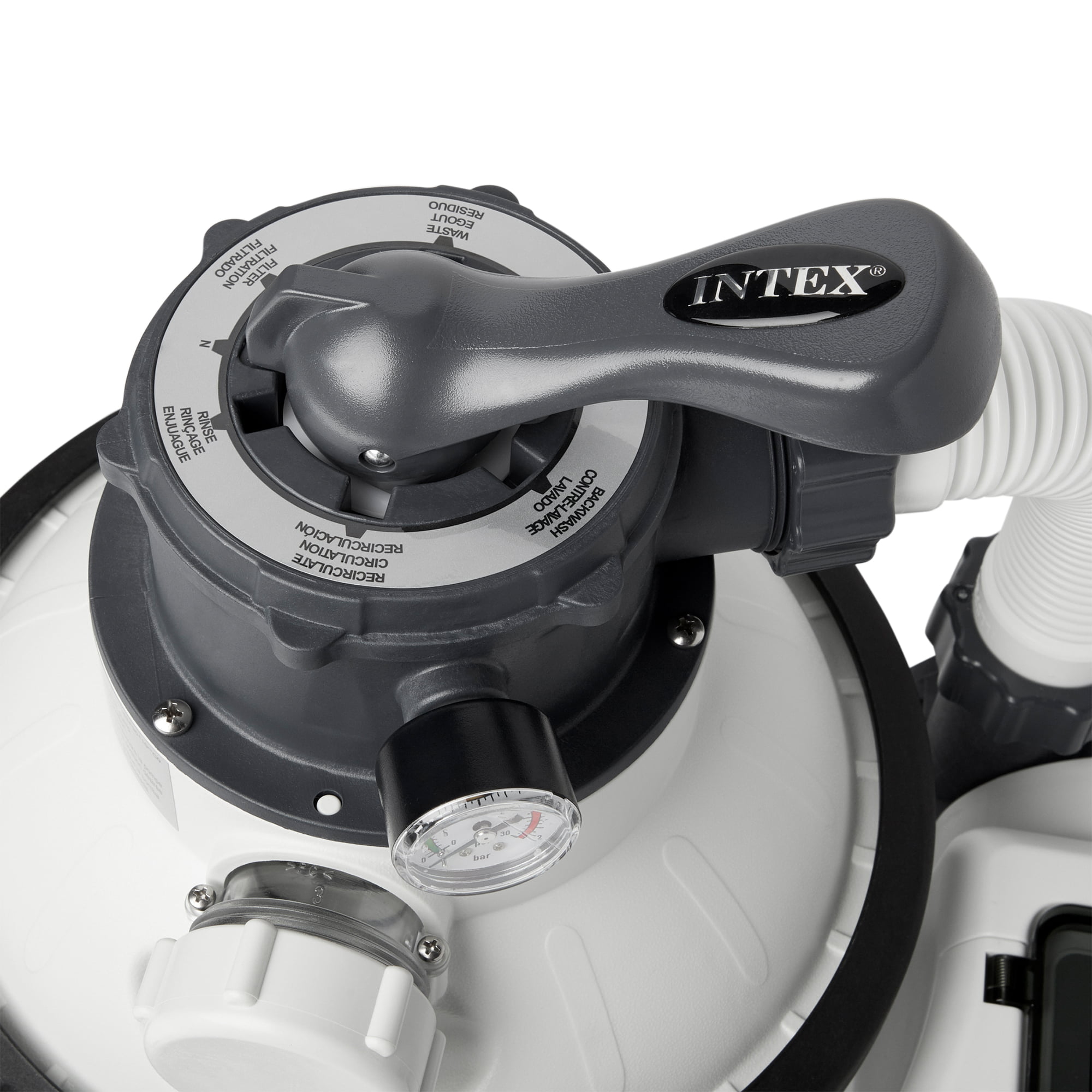 Intex  26645EG 12 inch Krystal Clear Sand Filter Pump. 2100 Gph Flow Rate with GFCI. 110-120 V