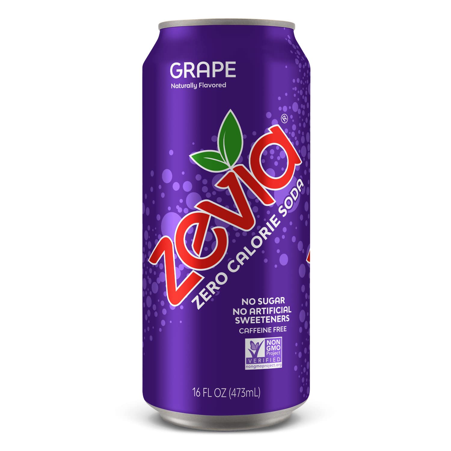 Zevia Zero Calorie Soda. Grape. 16 Ounce Cans (Pack of 12)