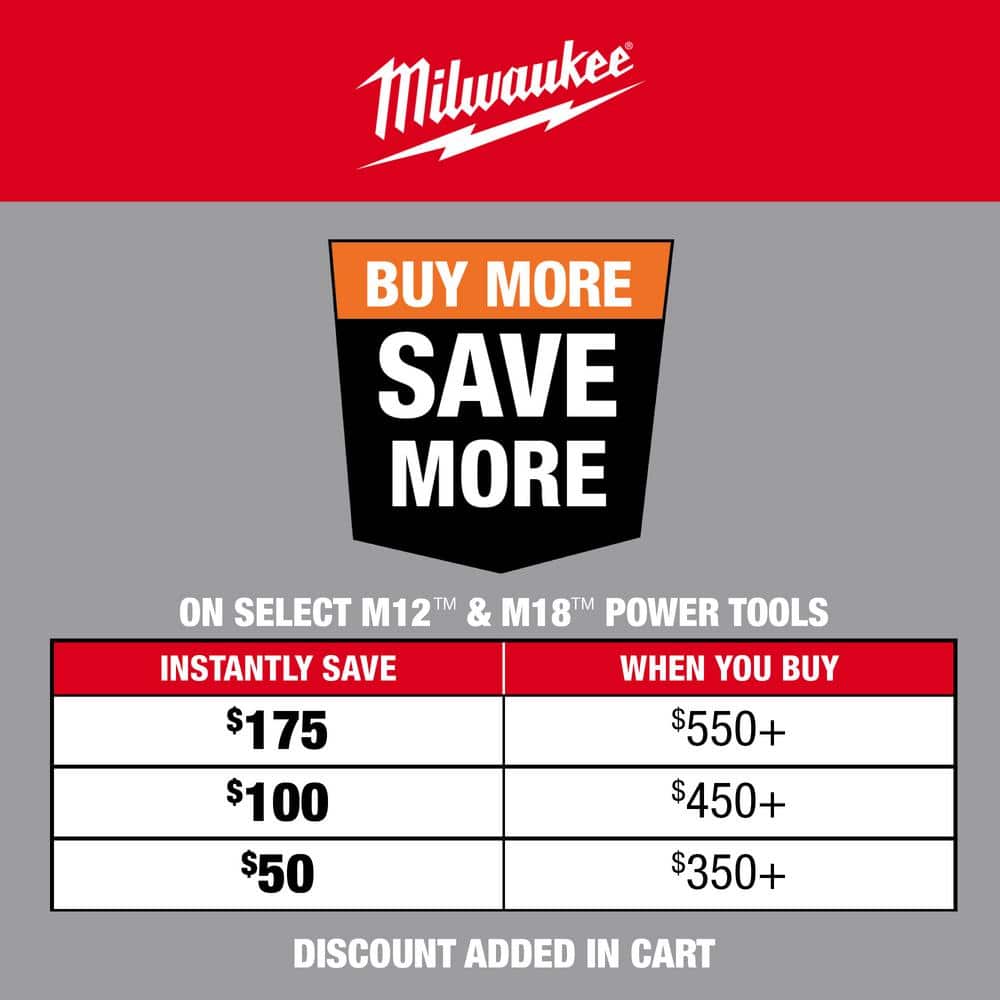 Milwaukee 48-59-1880 M18 18-Volt Lithium-Ion HIGH OUTPUT Starter Kit with XC 8.0Ah Battery and Rapid Charger