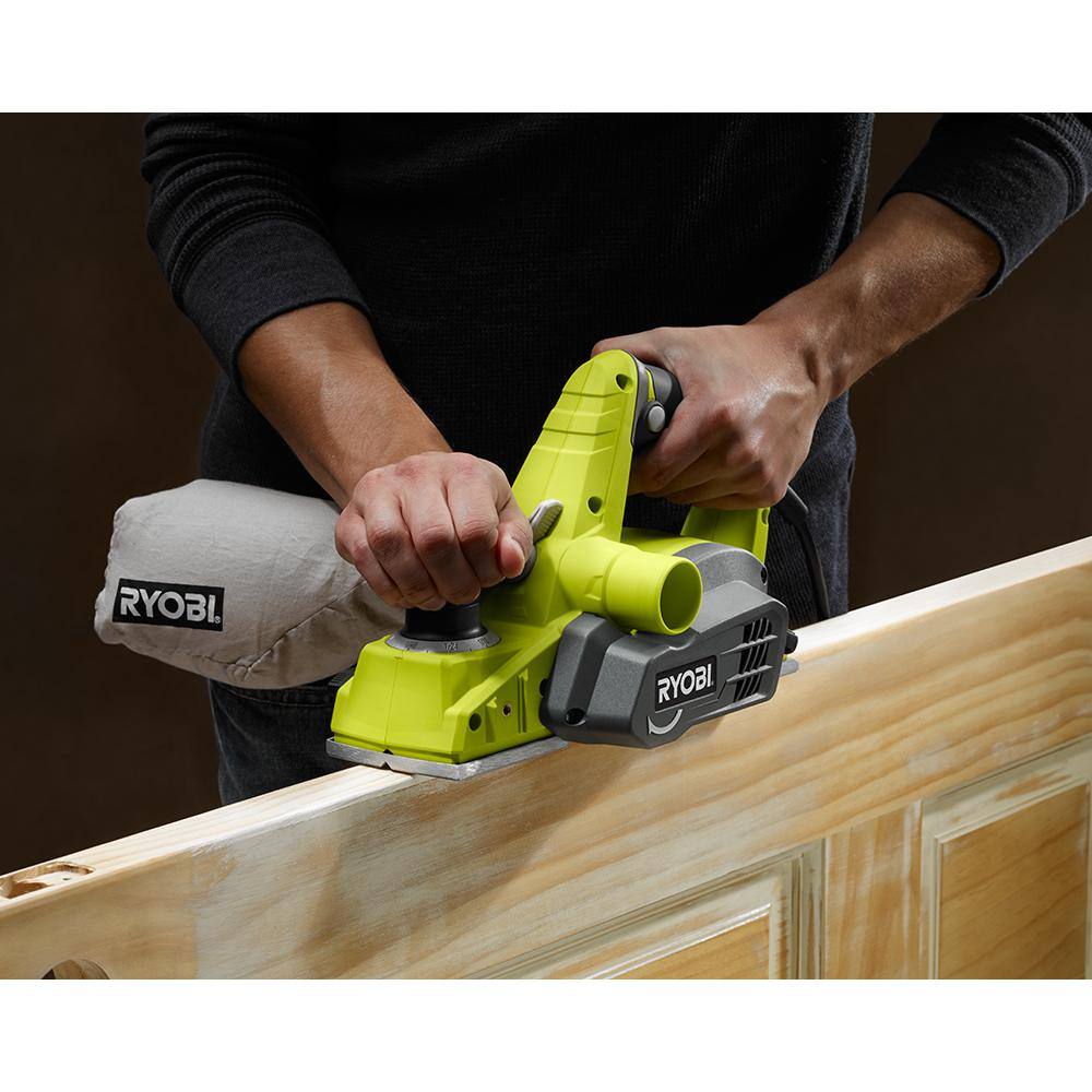 RYOBI HPL52K 6 Amp Corded 3-1/4 in. Hand Planer with Dust Bag