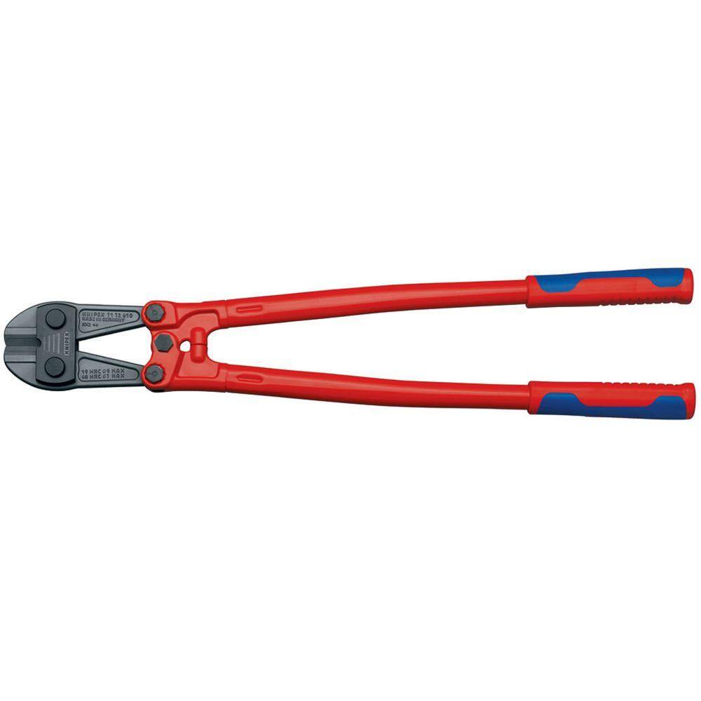 KNIPEX 71 72 760 30 in. Large Bolt Cutters with Multi-Component Comfort Grip. 48 HRC Forged Steel