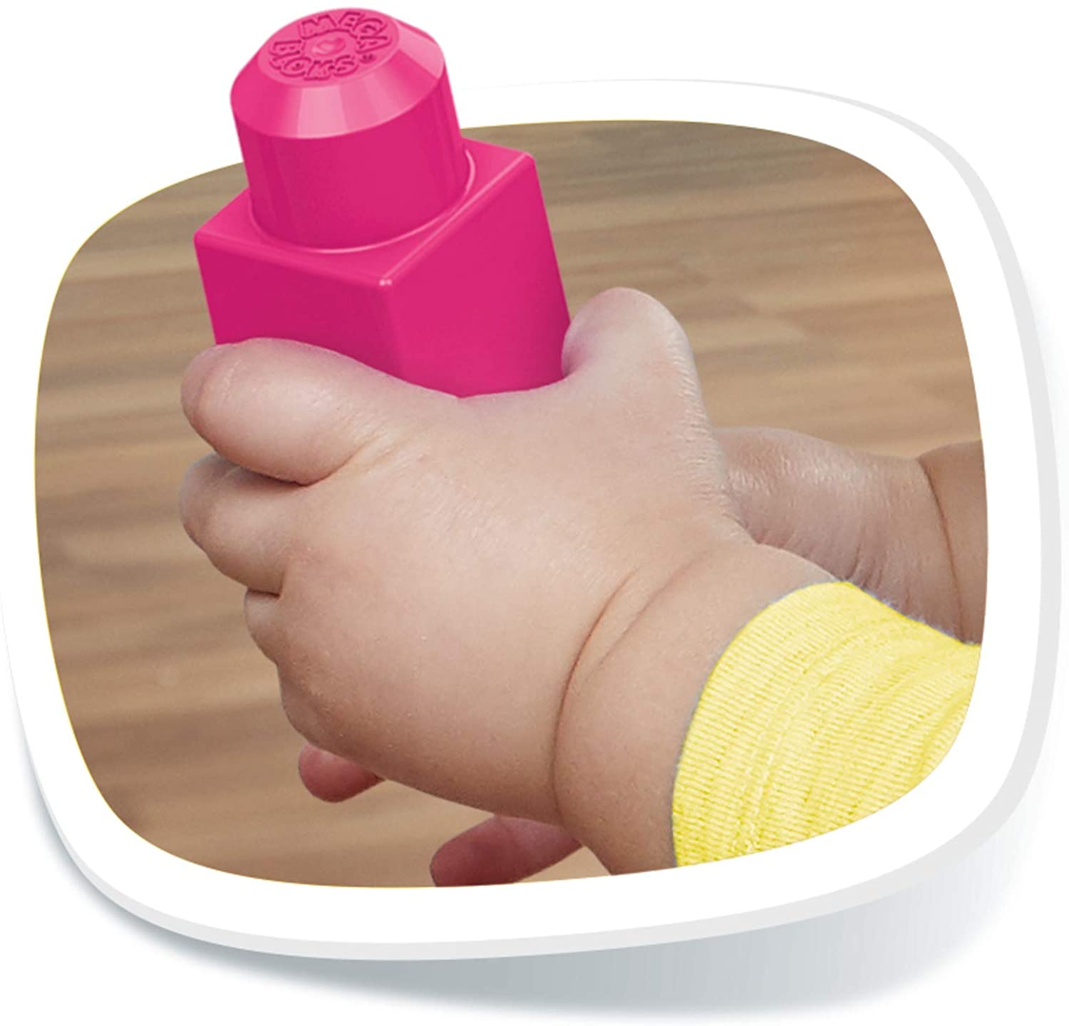 Mega Bloks First Builders Big Building Bag. Building Toys for Toddlers- Pink Bag