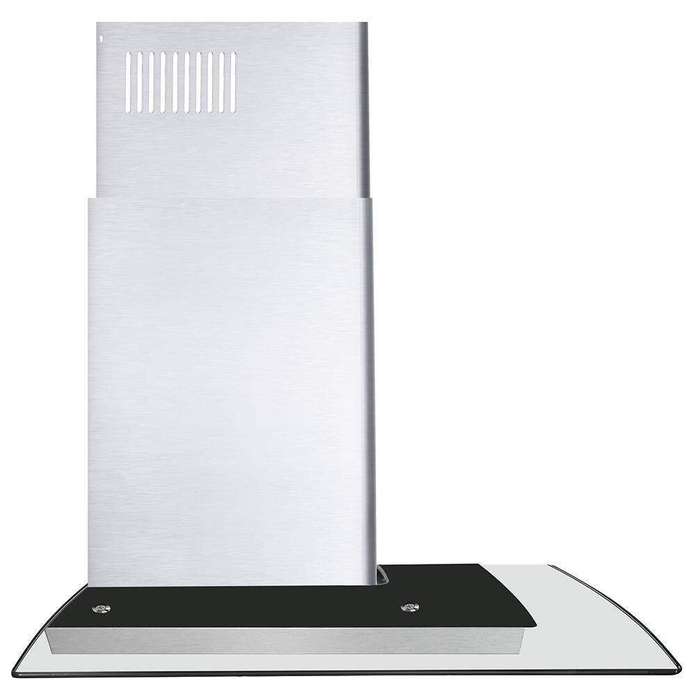 Cosmo COS-668WRCS75 30 in. Ducted Wall Mount Range Hood in Stainless Steel with Touch Controls. LED Lighting and Permanent Filters