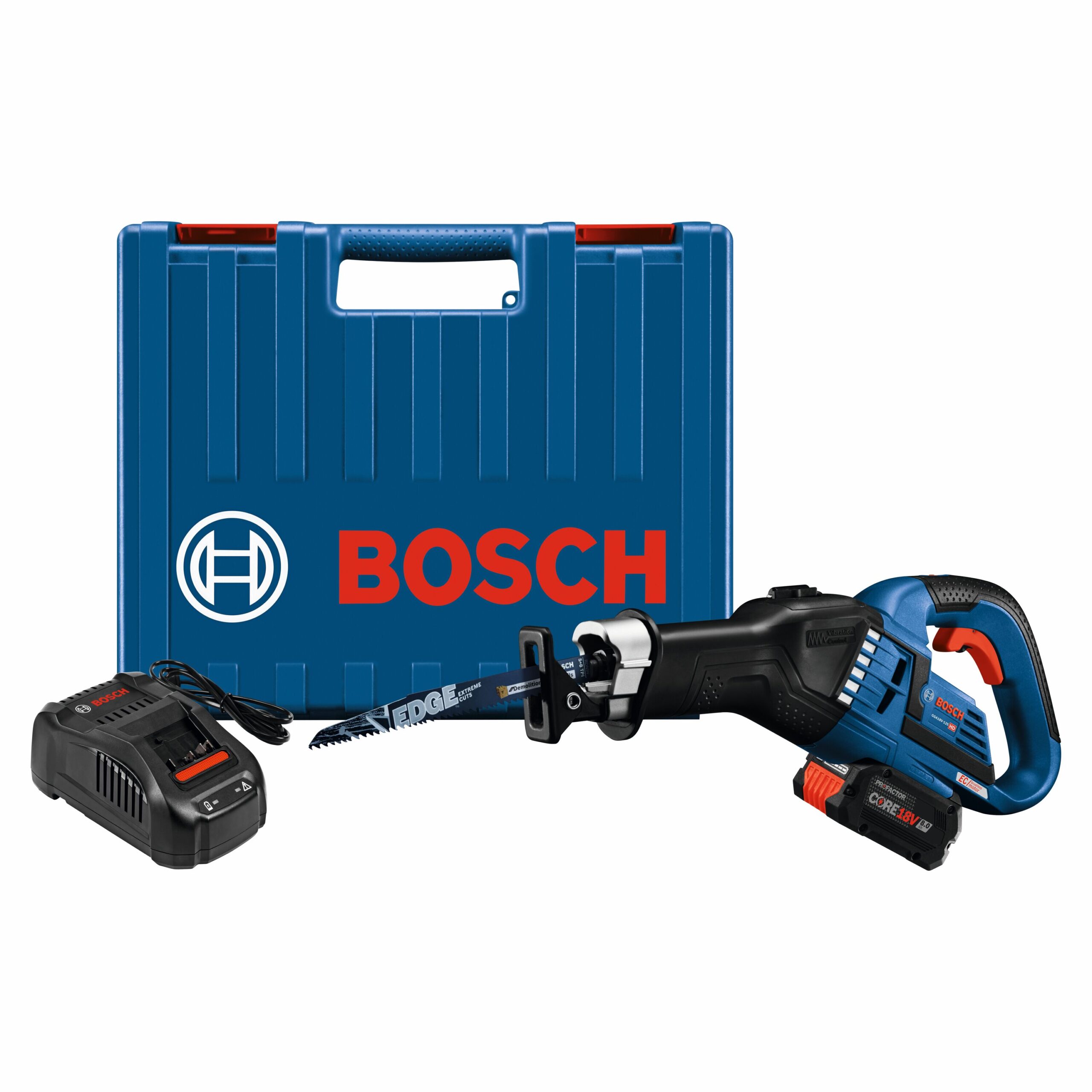 Bosch 18-volt Variable Speed Brushless Cordless Reciprocating Saw (Charger Included and Battery Included)