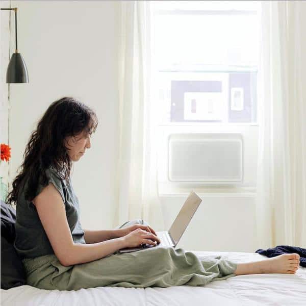 Windmill W1W12 6.000 (DOE) BTU 115 Volts Quiet/ECO/Smart Window Air Conditioner with Wi-Fi/App Remote and Easy Install No Pre-Assembly