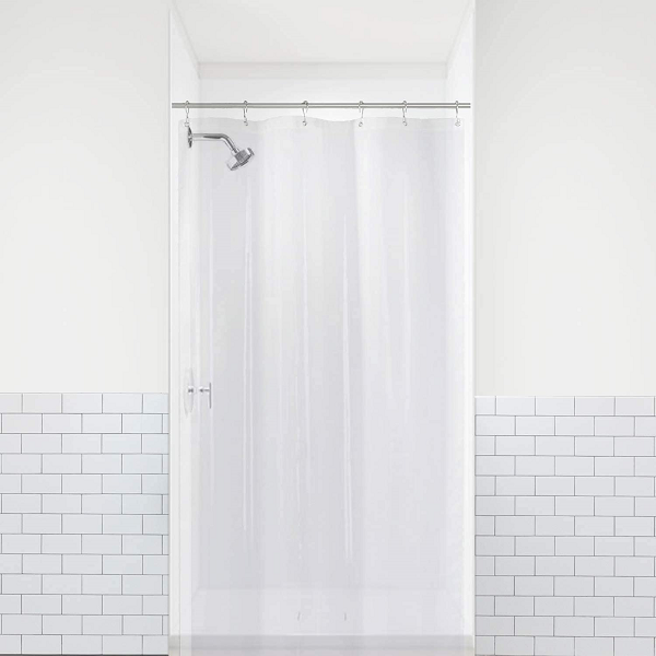 LiBa PEVA 8G Bathroom Small Shower Stall Curtain Liner. 36″ W x 72″ Narrow Size