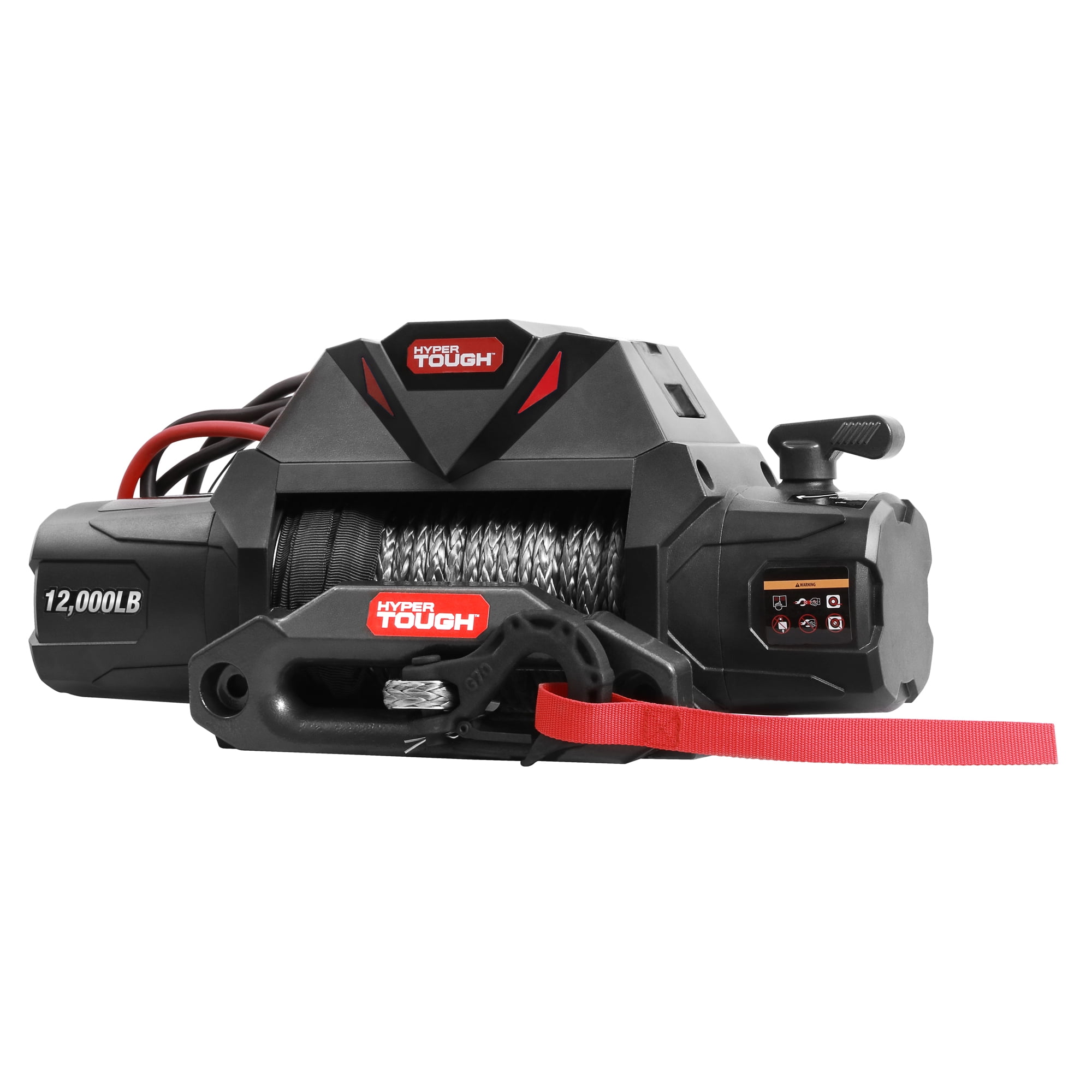Hyper Tough 12.000 lb. Electric HD Truck Winch with 82 ft. Synthetic Rope