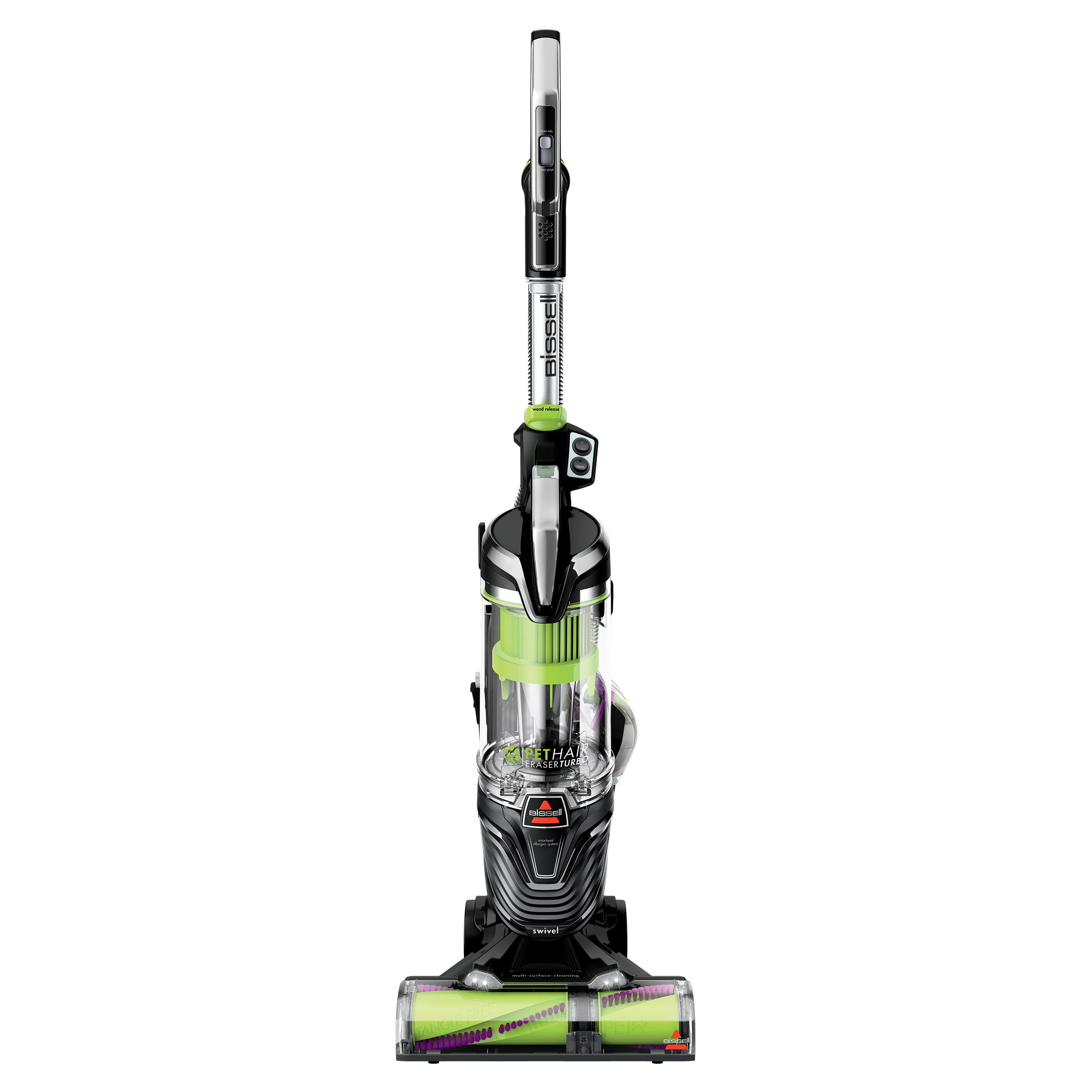 BISSELL Pet Hair Eraser Turbo Bagless Upright Vacuum. 2475
