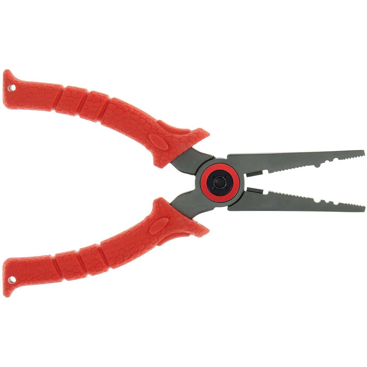 BUBBA 8.5″ Stainless Steel Pliers with Non-Slip Handle. Spring Loaded with Crimping Tools and Anvil Cutters Lanyard Hole and Sheath