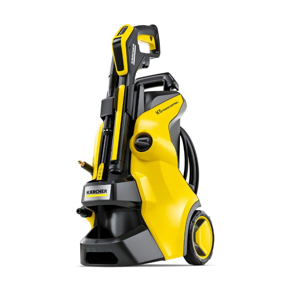 Karcher 1.324-571.0 2000 PSI 1.55 GPM K 5 Power Control CHK Cold Water Electric Induction Pressure Washer 2 Spray Wands & Surface Cleaner