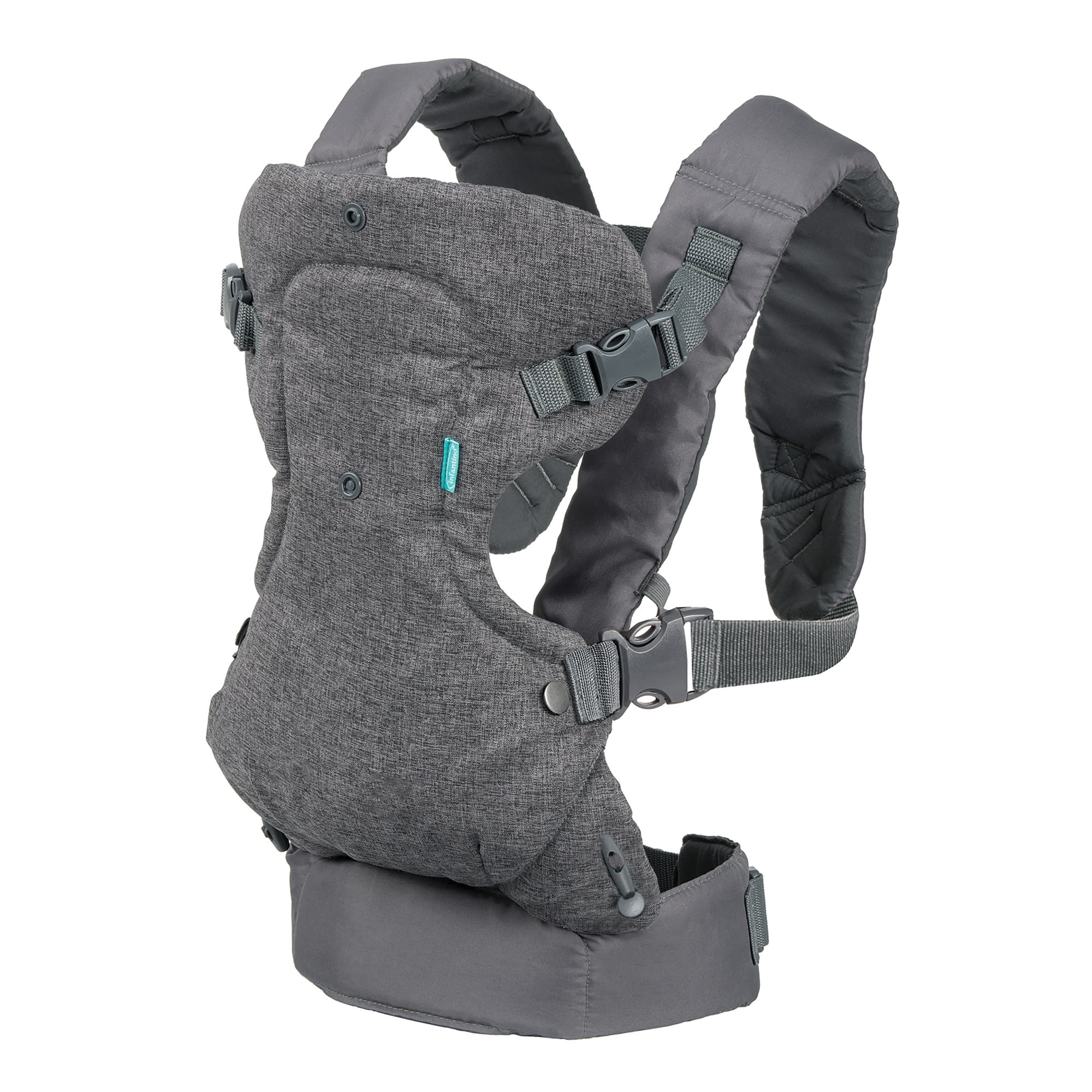 Infantino Flip 4 In 1 Convertible Baby Carrier. 4-Position. Gray