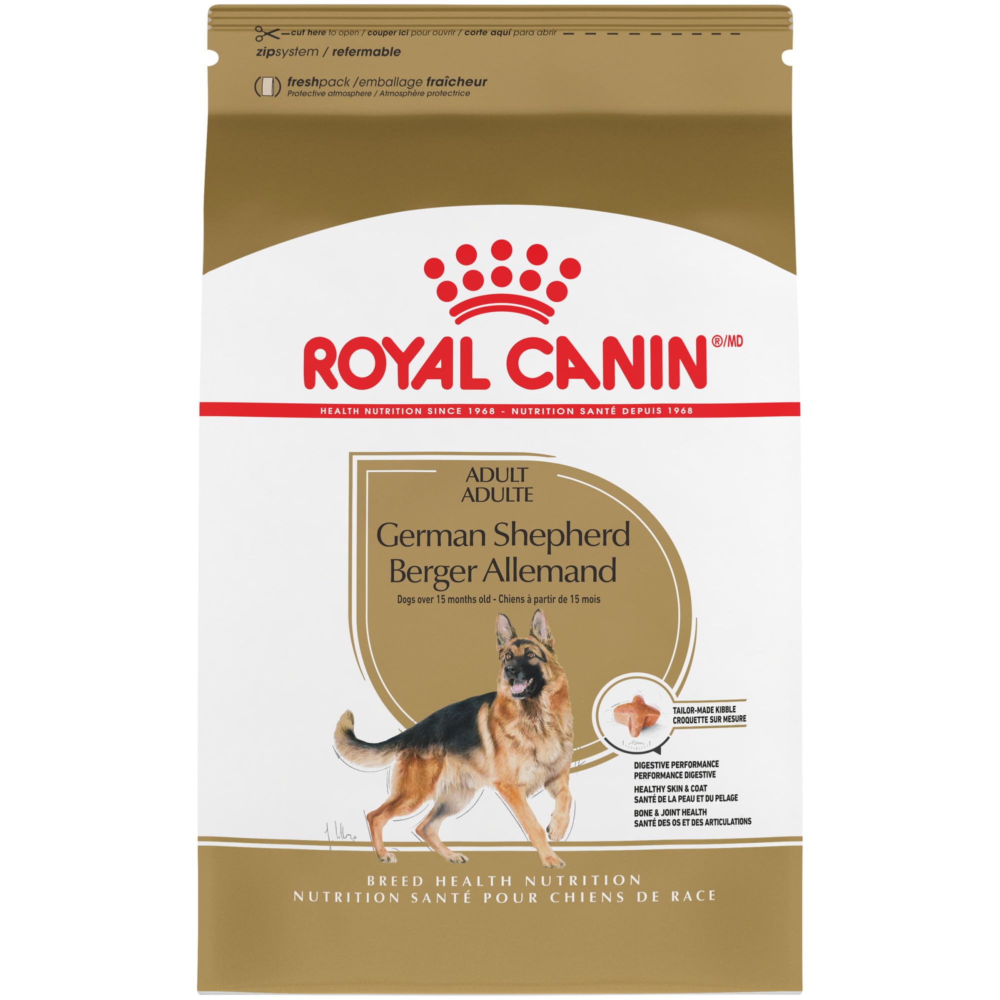 Royal Canin German Shepherd Adult Dry Dog Food. 30 lb bag