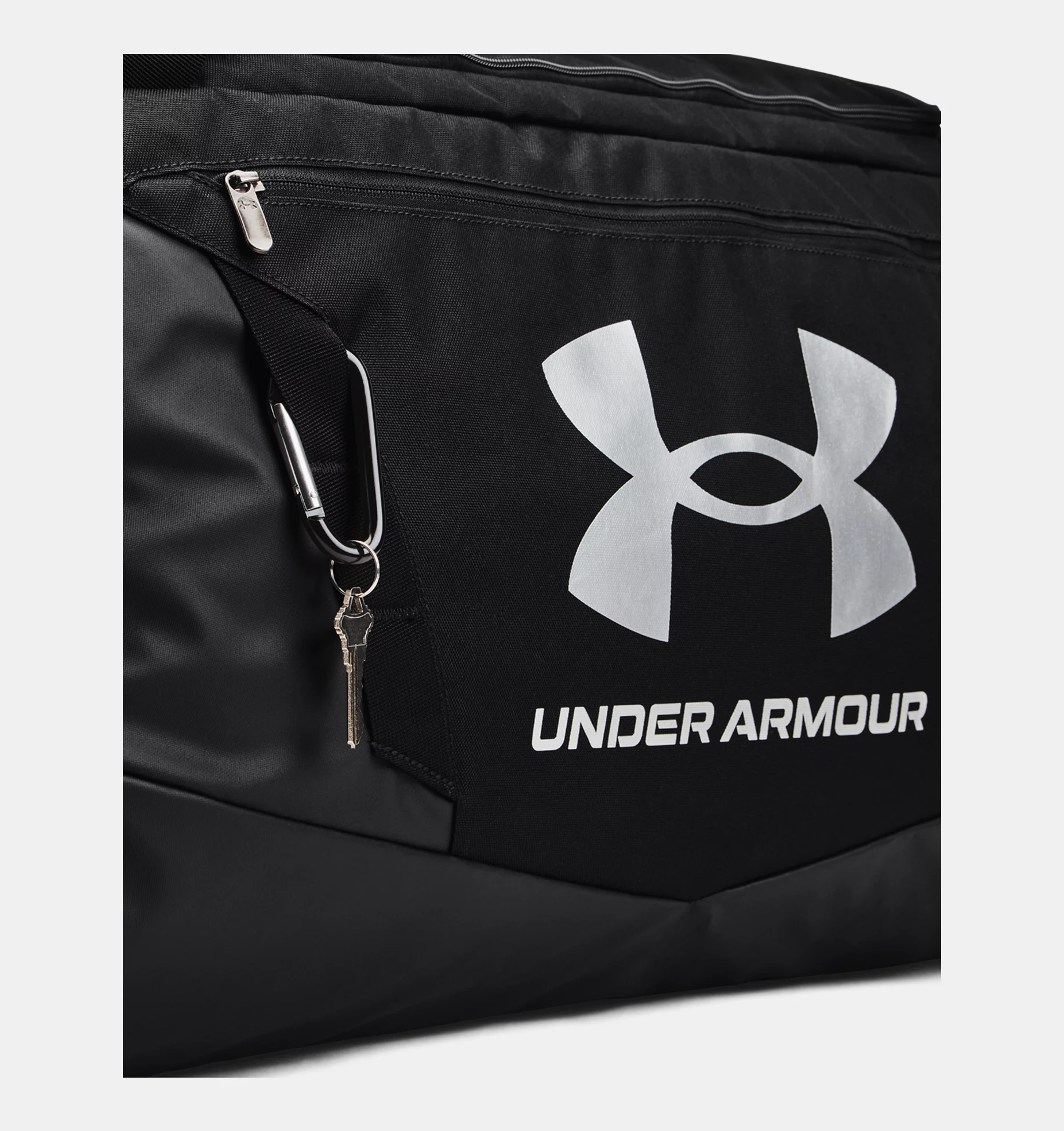 UA Undeniable 5.0 Large Duffle Bag - Black / Metallic Silver