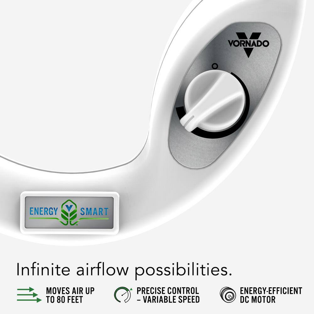 Vornado CR1-0237-73 610DC Energy Smart Medium Air Circulator Fan with Variable Speed Control