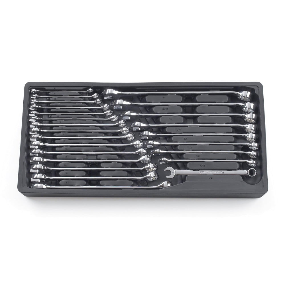 GearWrench 24 Piece SAE/Metric Long Pattern Combo Wrench Set