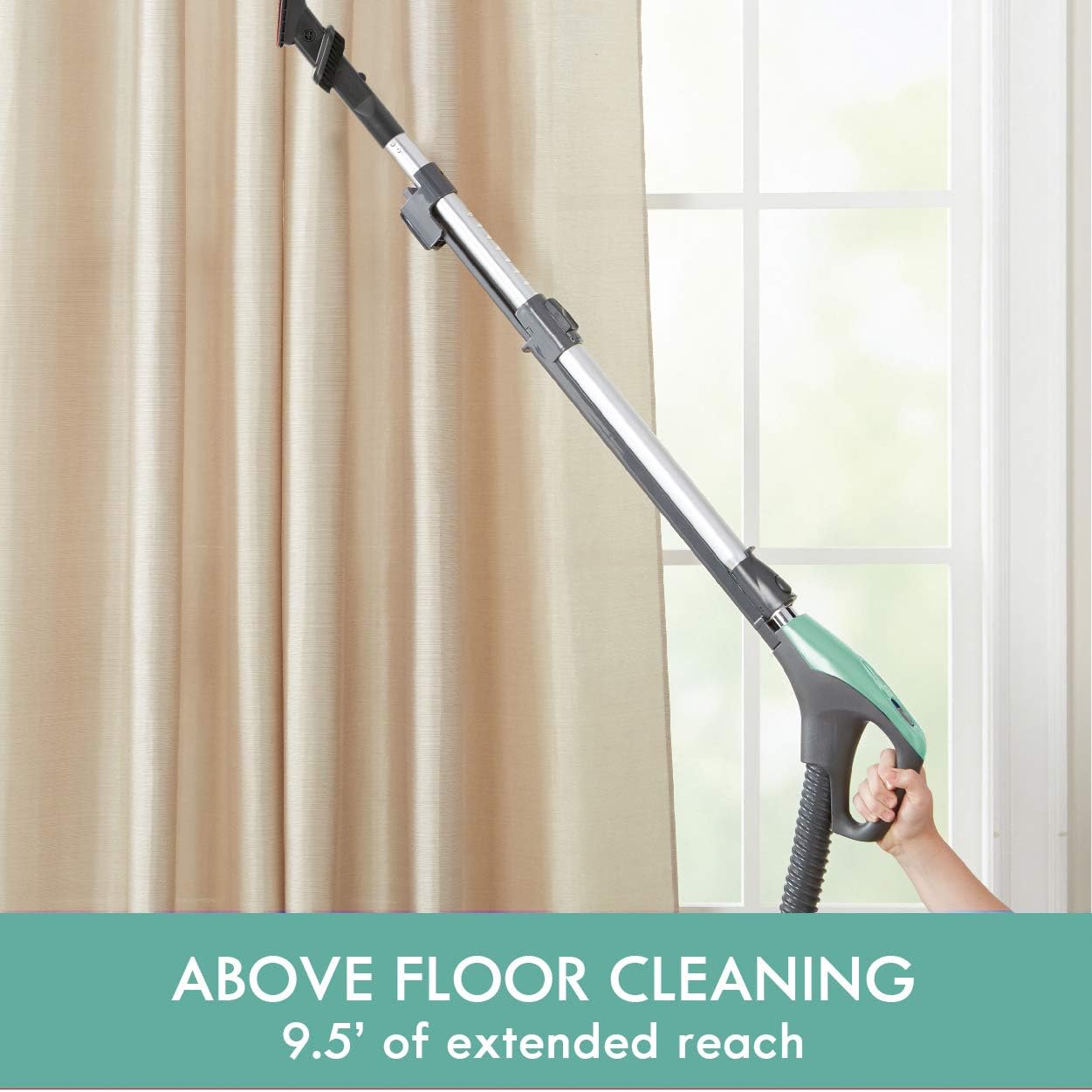 Kenmore pet Friendly Lightweight Bagged Canister Vacuum Cleaner with Extended telescoping Wand. HEPA Filter. Retractable Cord. and 2 Cleaning Tools. Green