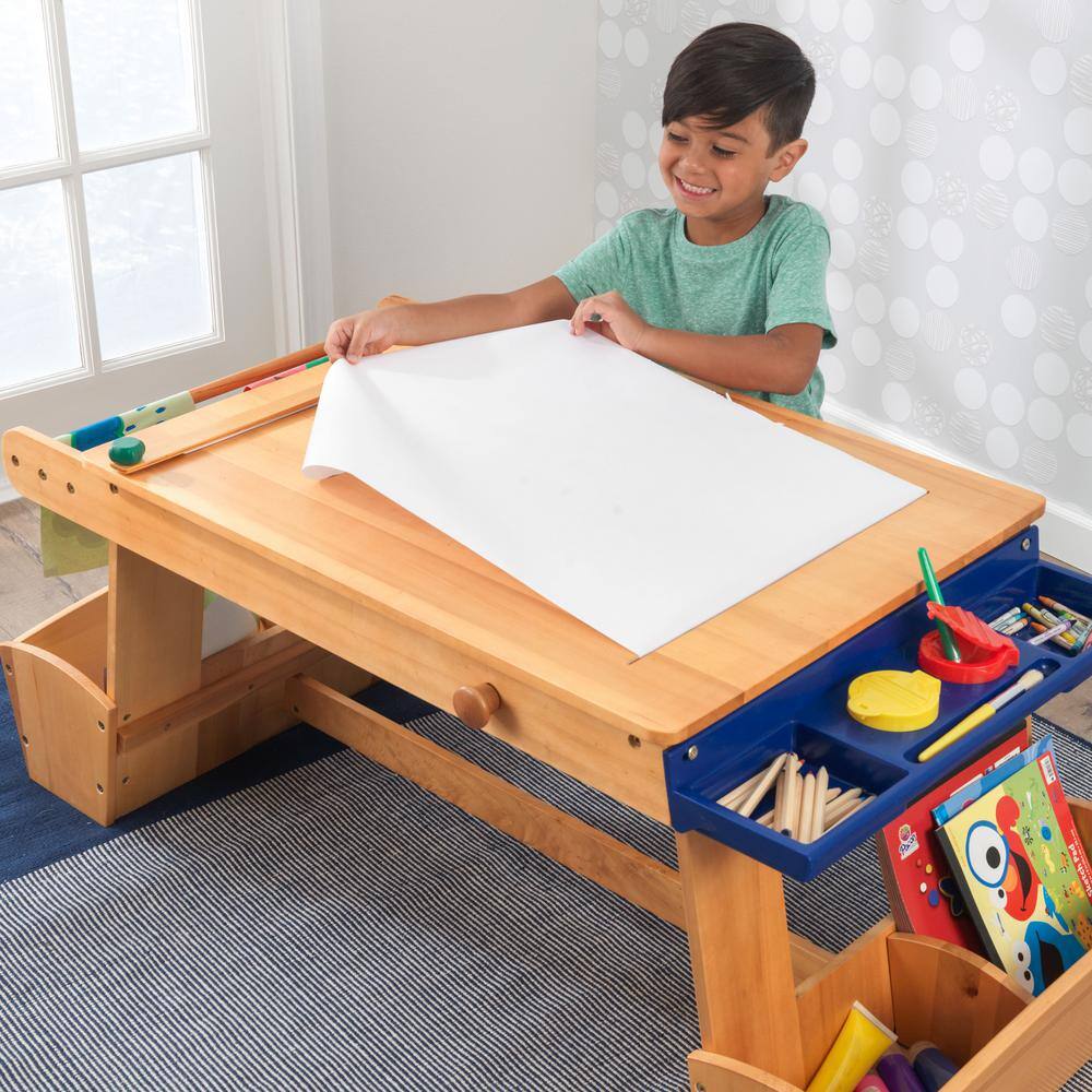 KidKraft 26954 Art Table with Drying Rack and Storage