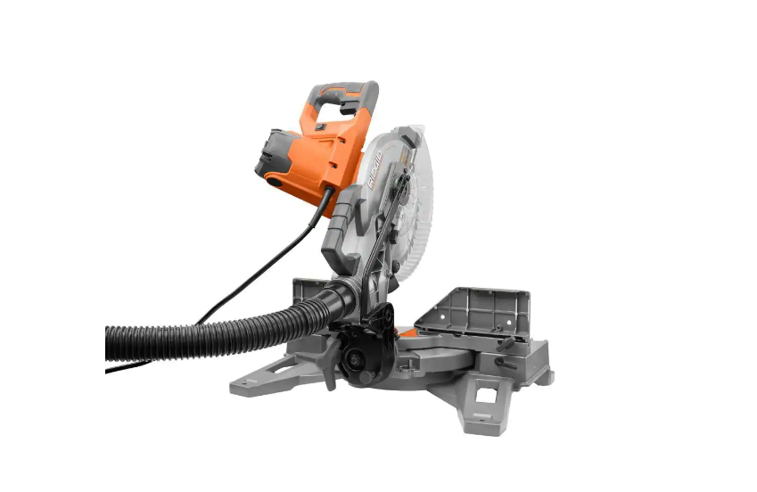 RIDGID R4113 15 Amp 10 in. Dual Bevel Miter Saw with LED Cut Line Indicator