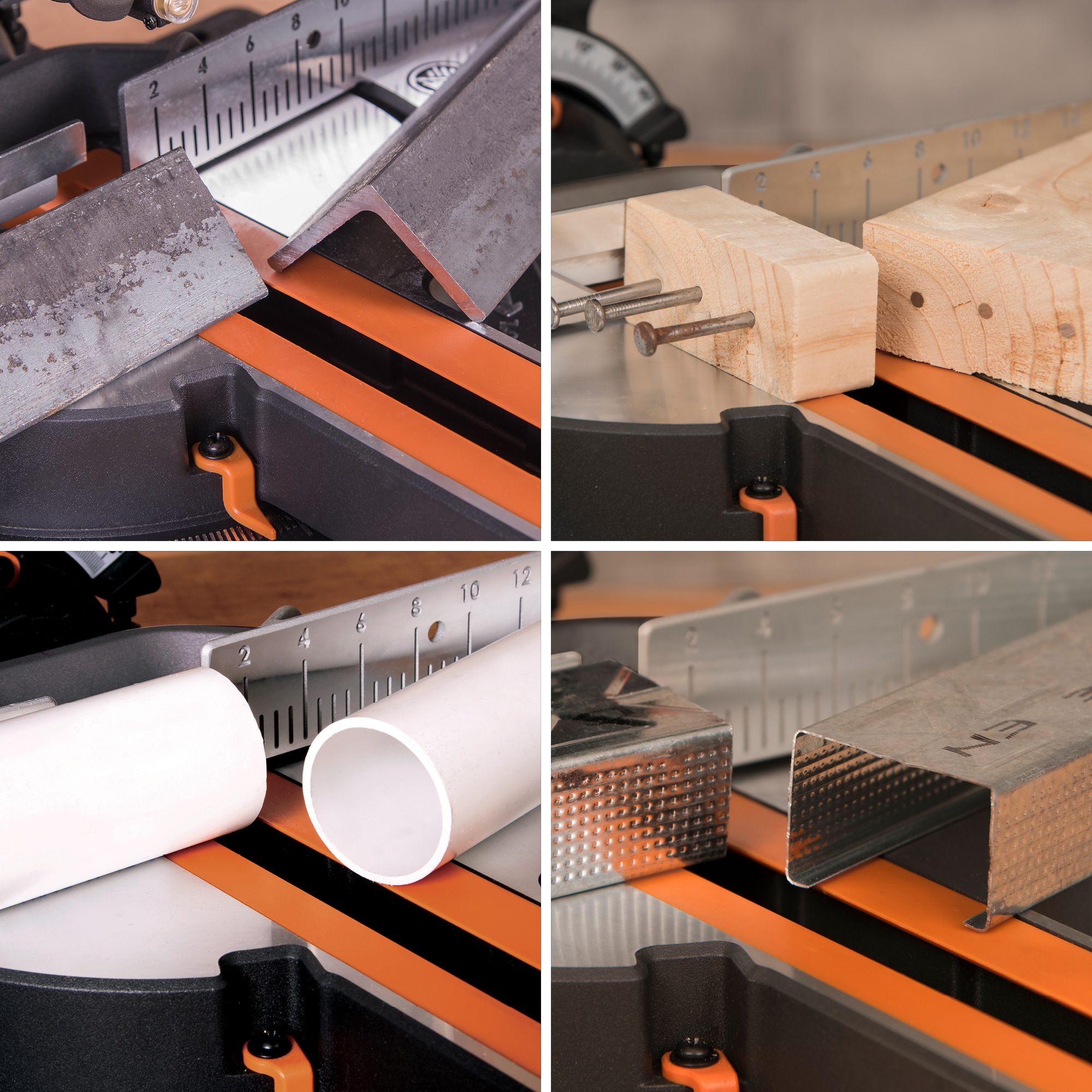 Evolution R185SMS+ 7-1/4-in 10-Amp Single Bevel Sliding Compound Corded Miter Saw with Laser Guide (Corded)