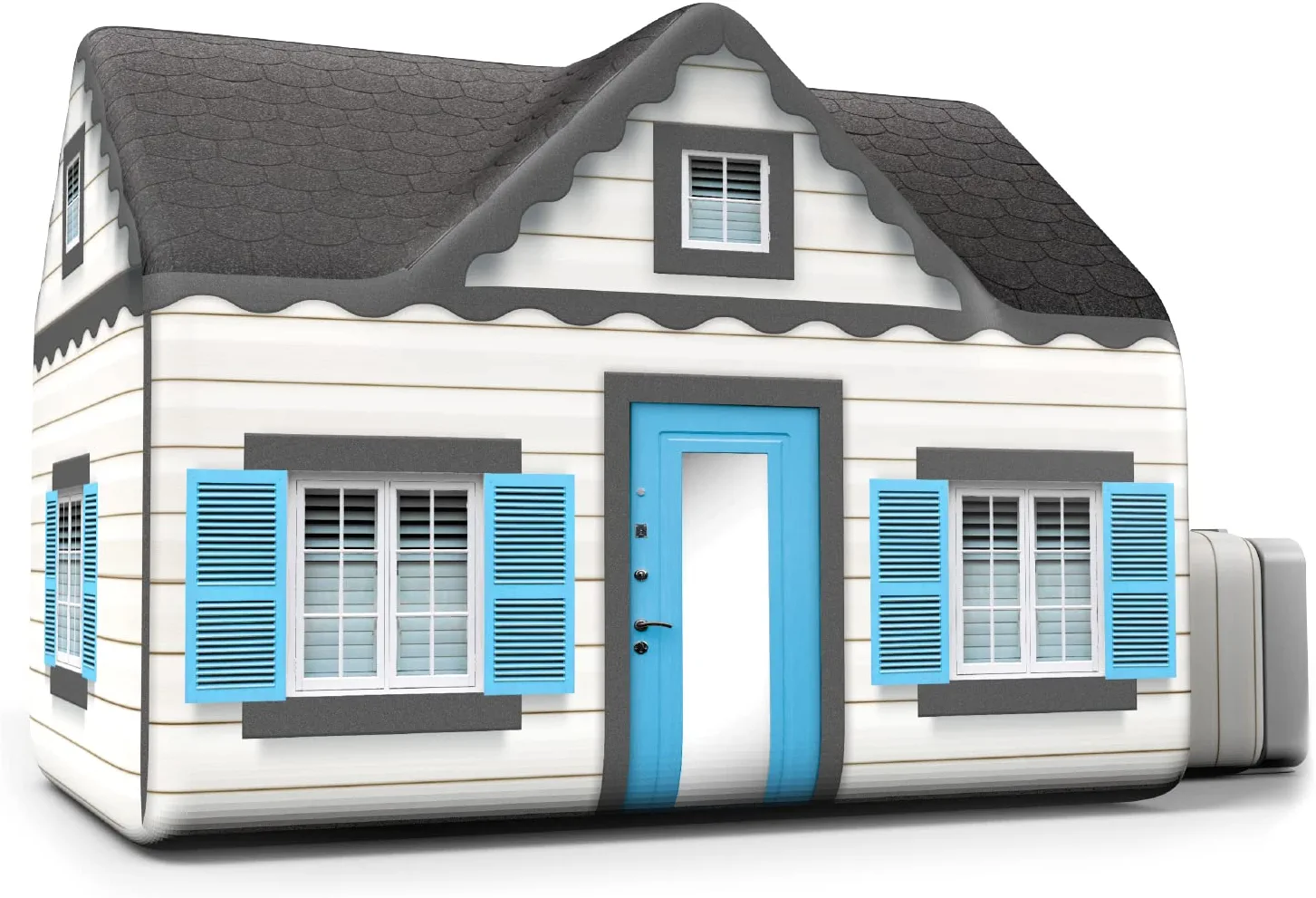 The Original AIR FORT Build A Fort in 30 Seconds. Inflatable Fort for Kids (Cottage)