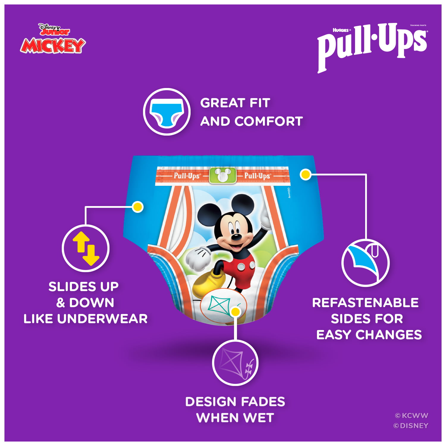 Huggies  Pull-Ups Boys- Learning Designs Training Pants. 4T-5T. 102 Ct