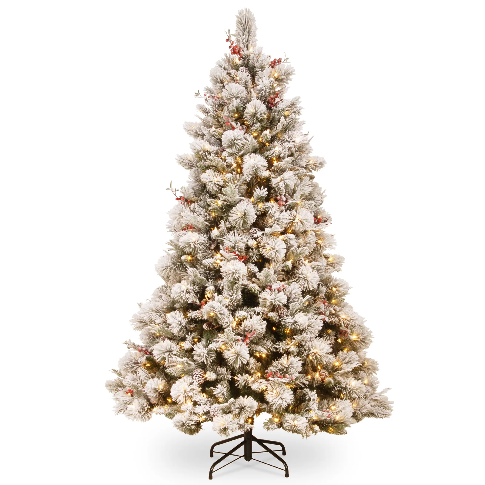 7.5” Lighted Artificial Pine Christmas Tree