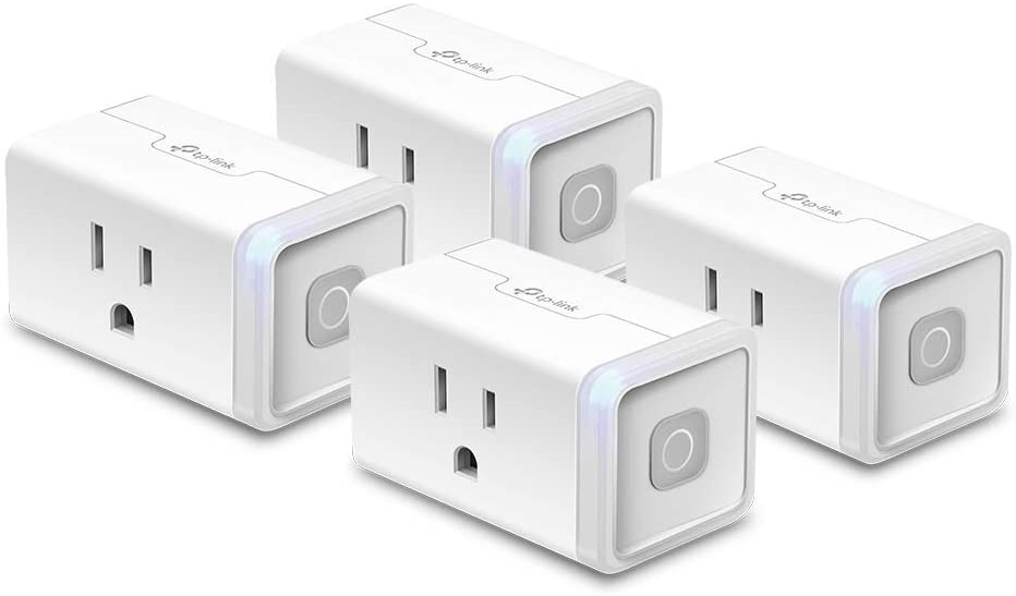 TP-Link Smart Home Wi-Fi Outlet. No Hub Required. Remote Control. 4-Pack. White