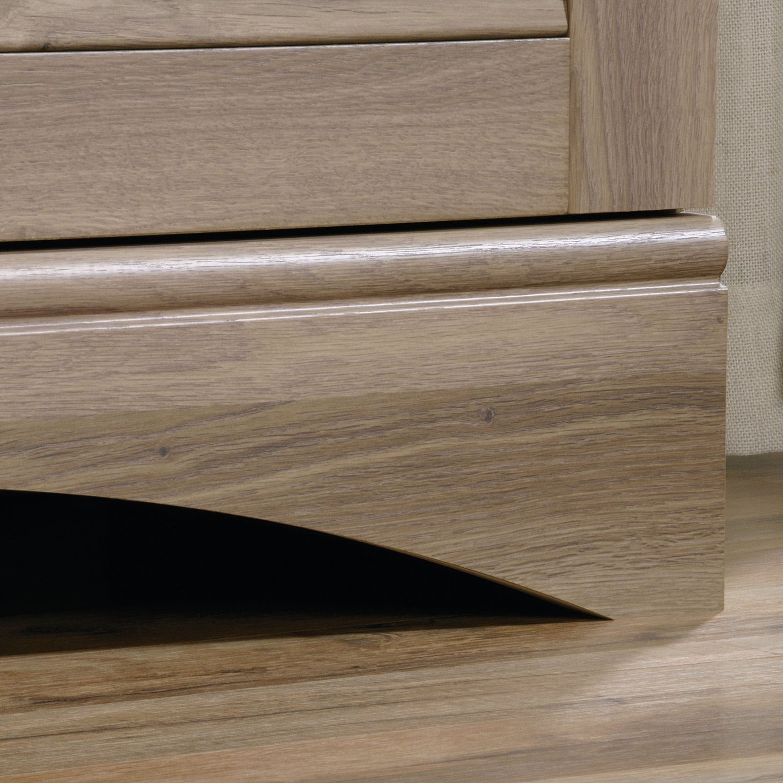 Sauder Harbor View Storage Cabinet. Salt Oak finish